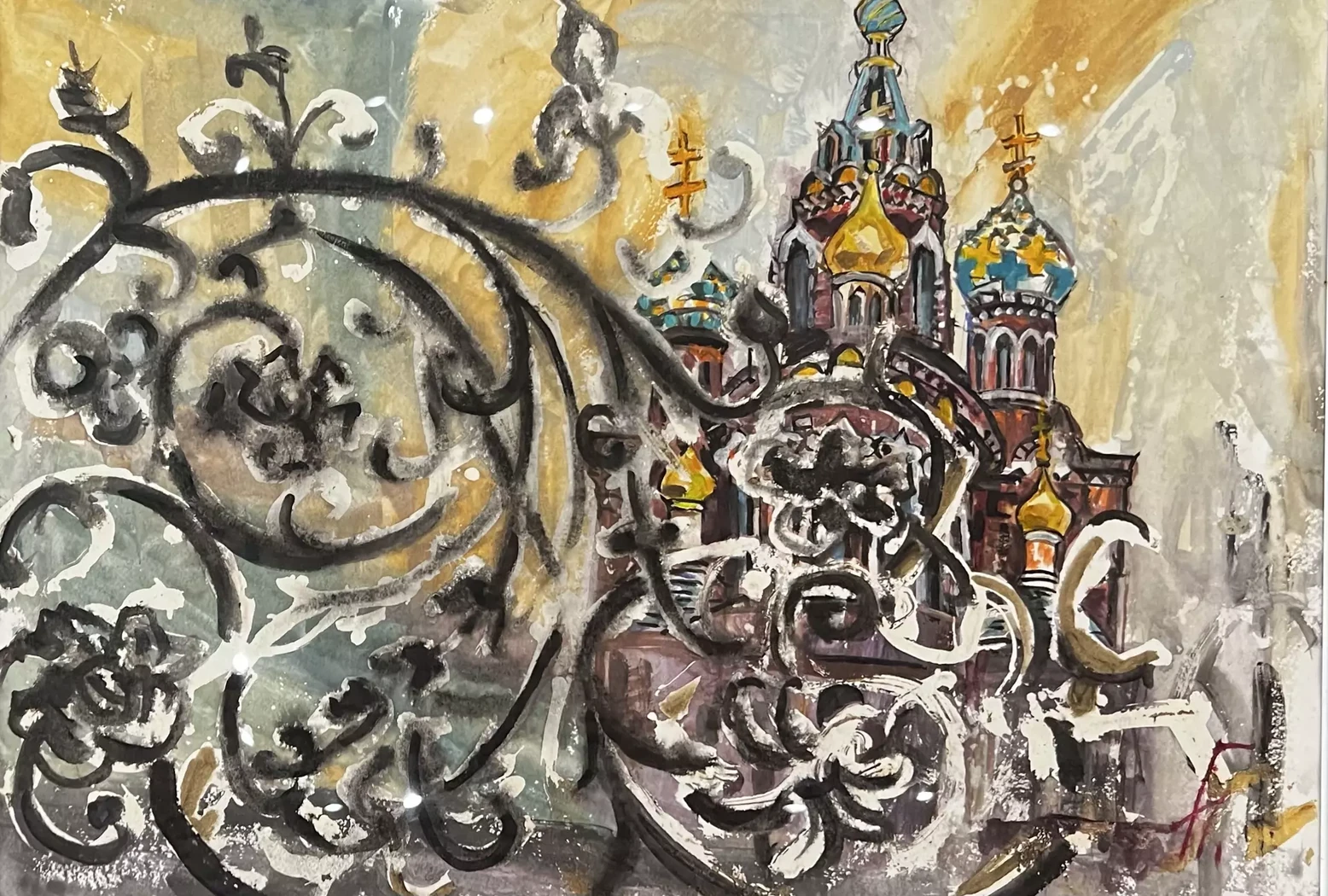 «Решетка Михайловского сада», Гладун Ирина Ивановна, художник, купить картину