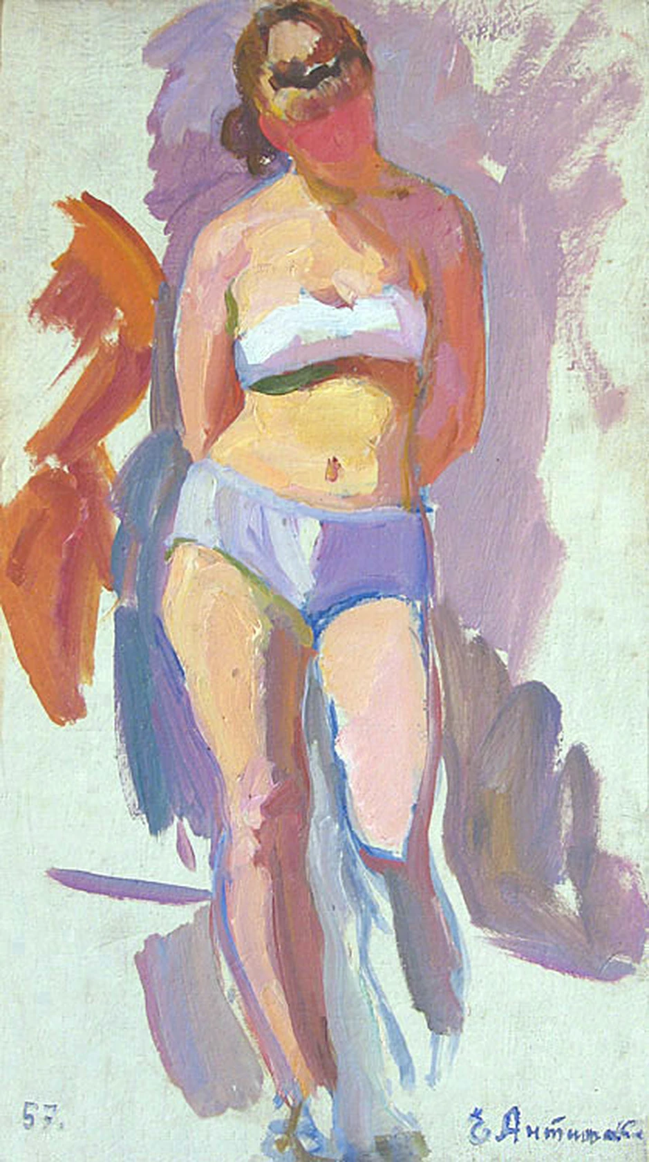 «У Петропавловки. Этюд к картине.», Антипова Евгения Петровна, художник, купить картину