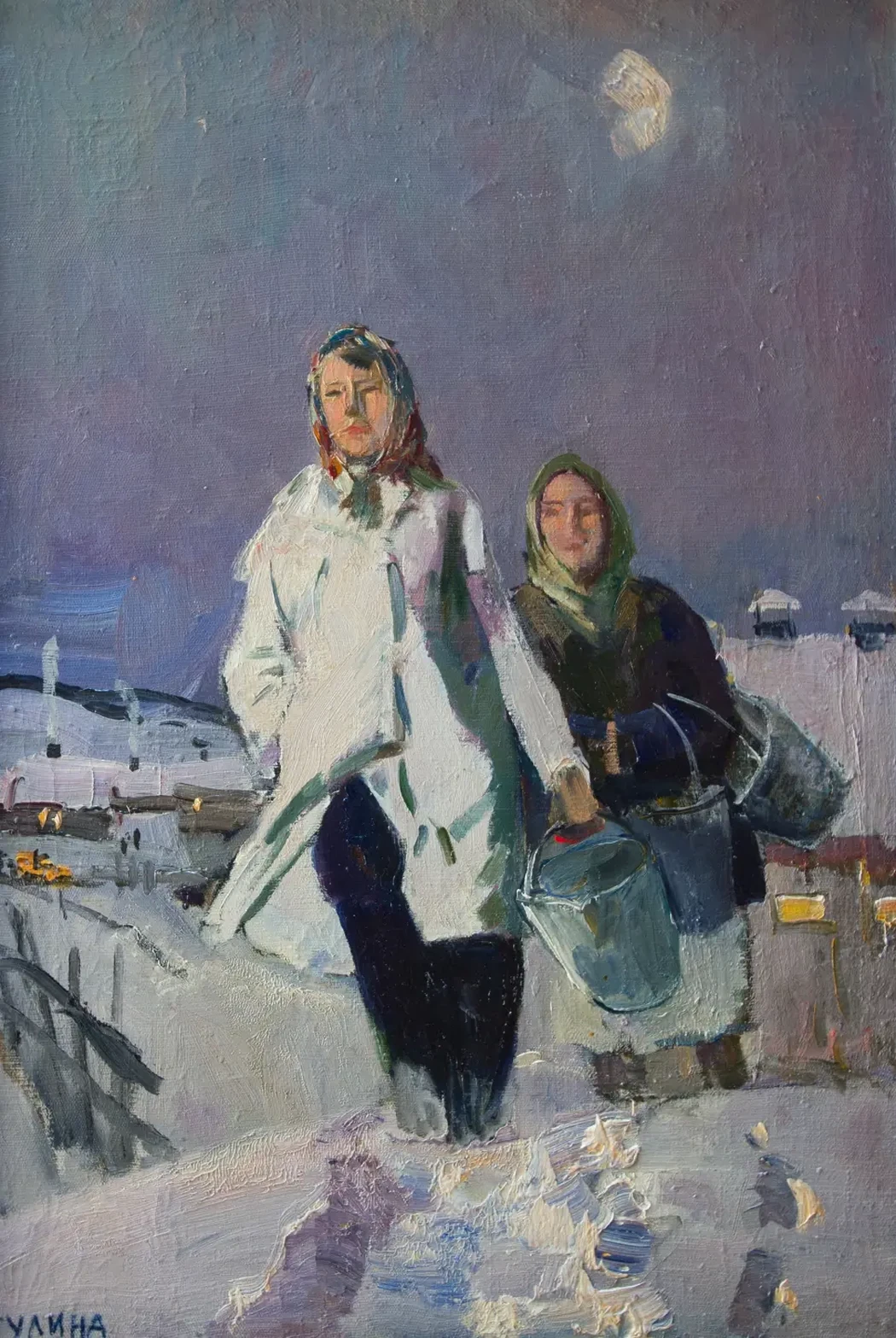 «Утро», Тулина Екатерина Юрьевна, художник, купить картину, купить, работы, аукцион, живопись, галерея ОПХ, Bidspirit, бидспирит, магазин, выставка