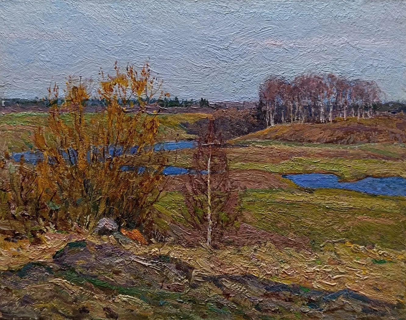 «Этюд с кустом»