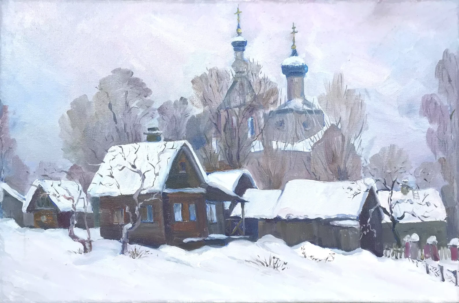 «Зима в Голубково», Егошина Вера Алексеевна, художник, купить картину