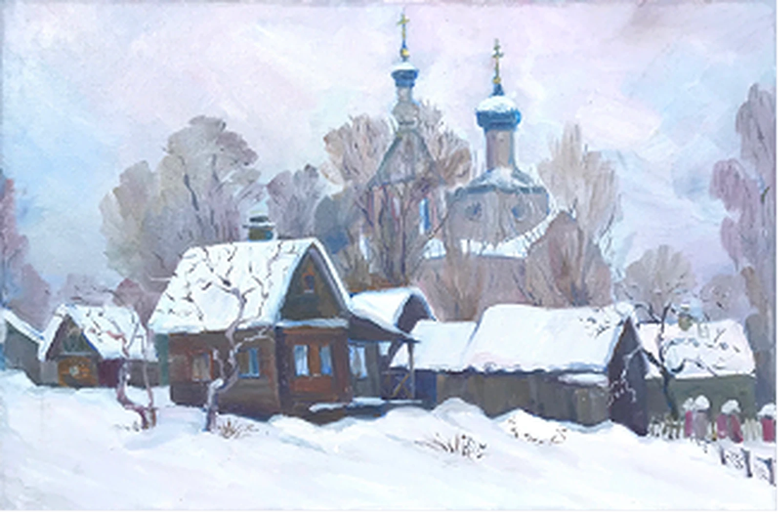 «Зима в Голубково», Егошина Вера Алексеевна, художник, купить картину