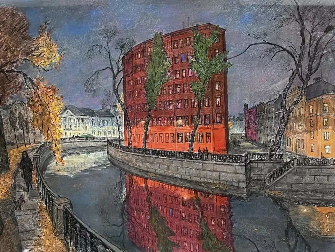 «Красный дом», Бекарян Дзовинар Аровна, художник, купить картину