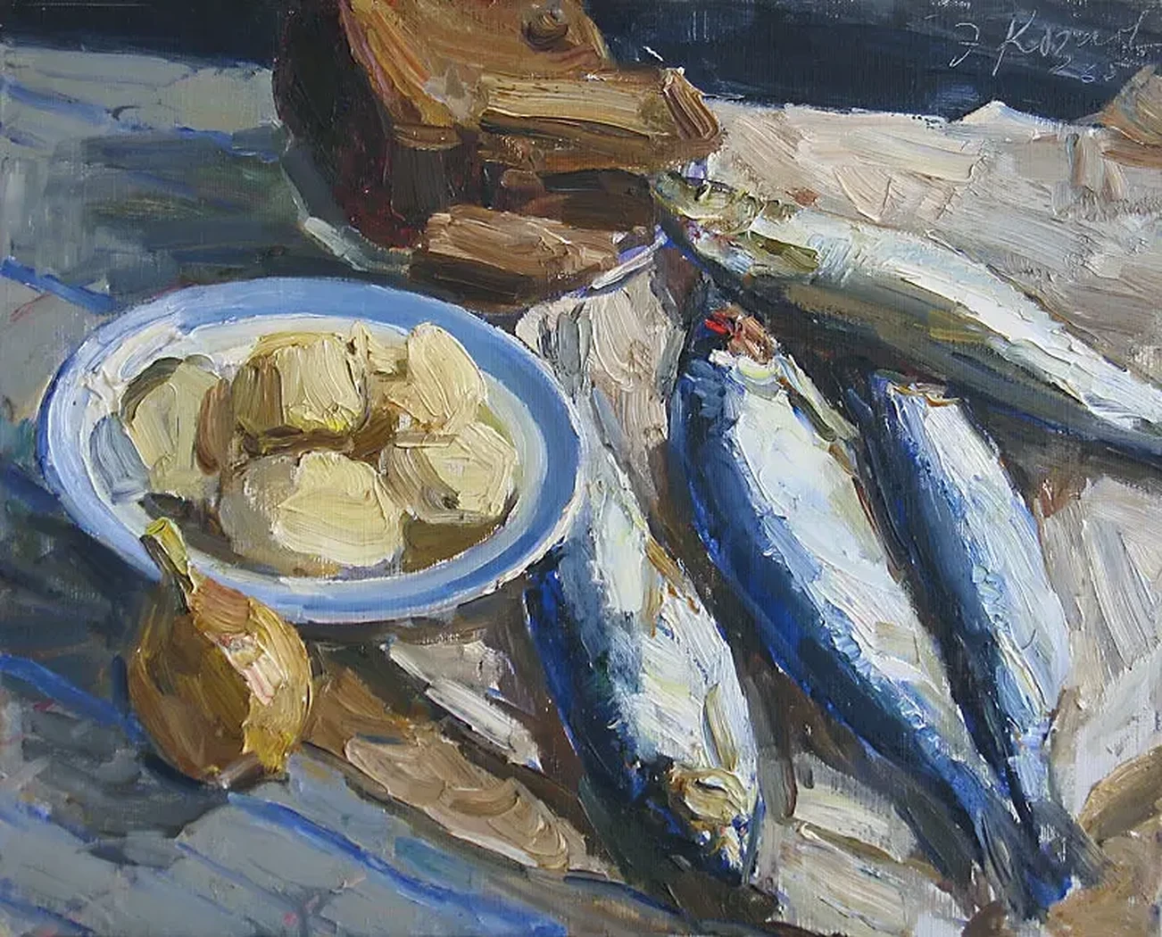 «Синяя селедка», Козлов Энгельс Васильевич, художник, купить картину, купить, работы, выставка, галерея ОПХ
