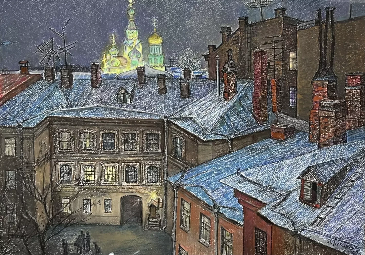 «Университетский дворик», Бекарян Дзовинар Аровна, художник, купить картину