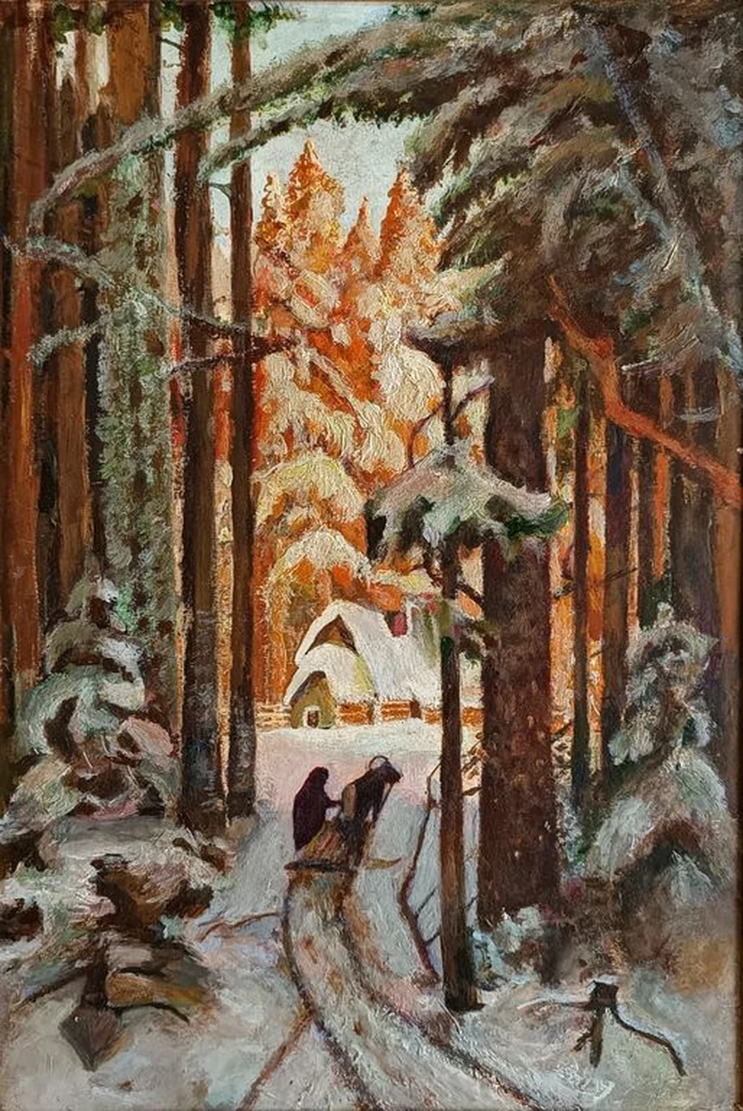 «Зимний пейзаж» Бортников Н.Ф.