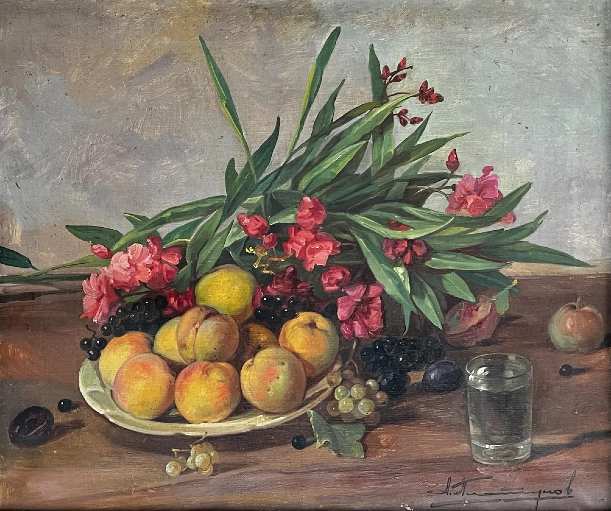 «Натюрморт с персиками», художник, купить картину