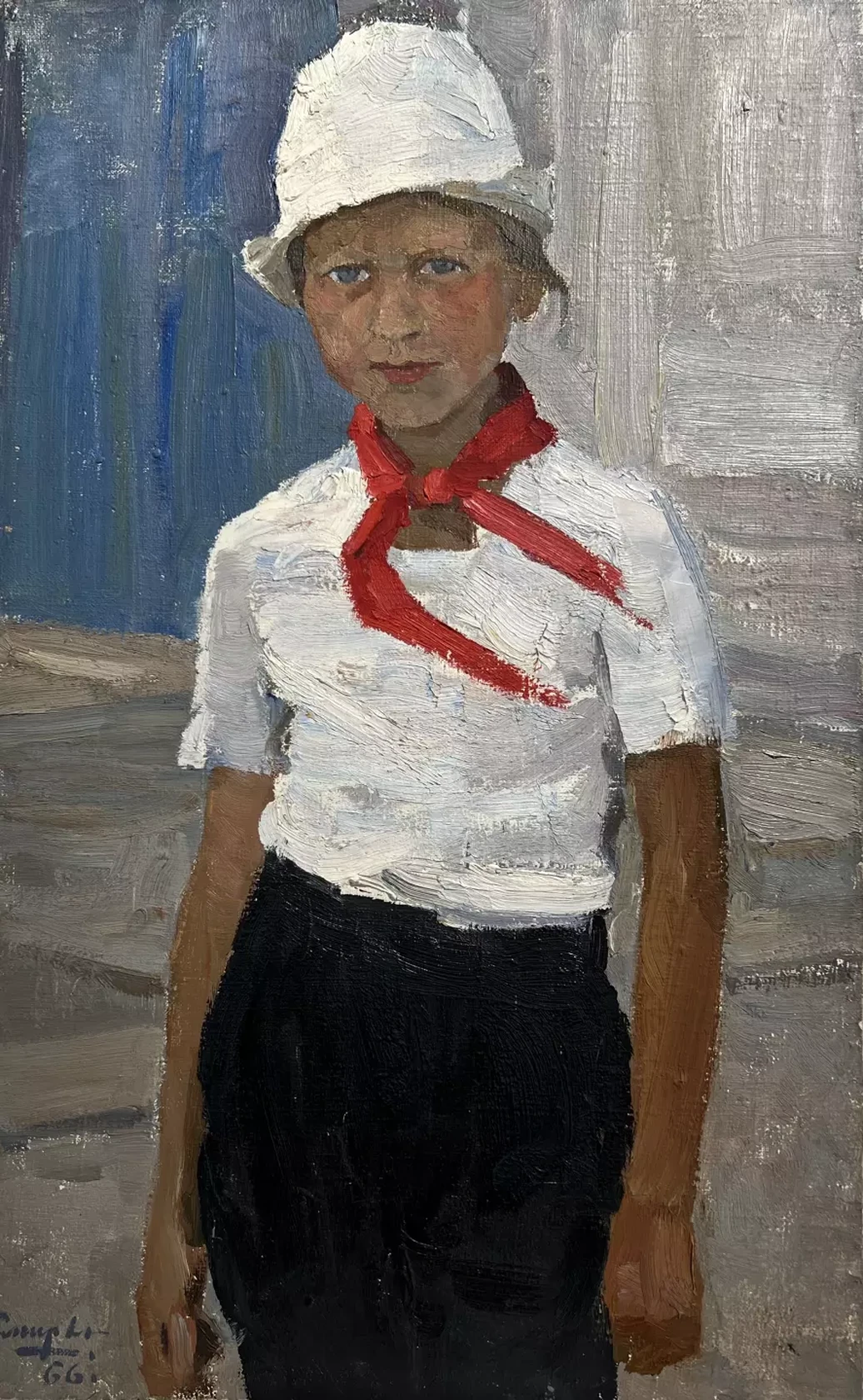 «Оля», Смирнова Галина Александровна, художник, купить картину, купить, работы, выставка, живопись, галерея ОПХ, портреты, выставка портретов, соцреализм