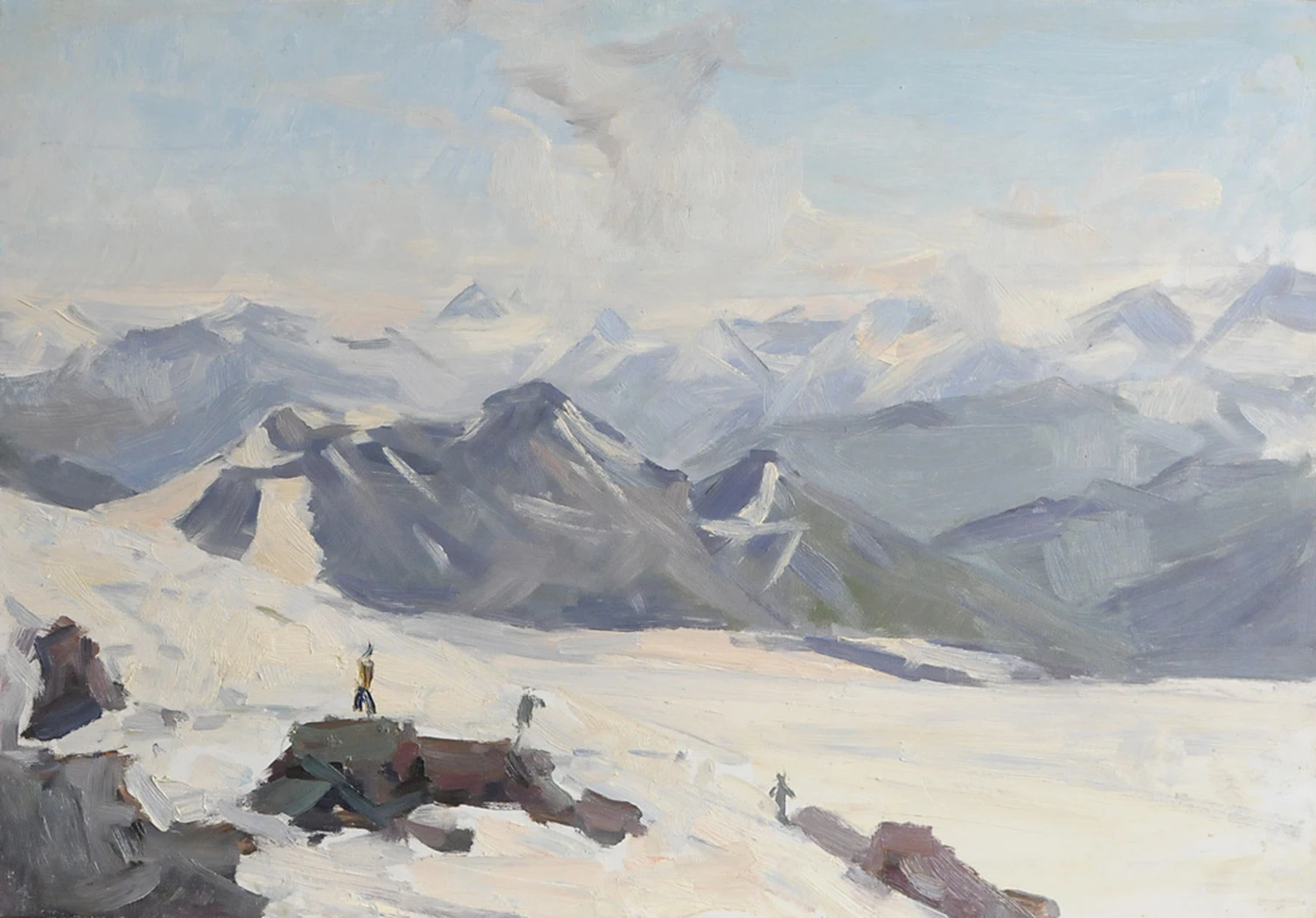 «На высоте вечных снегов», 1960, Петров Б.С.