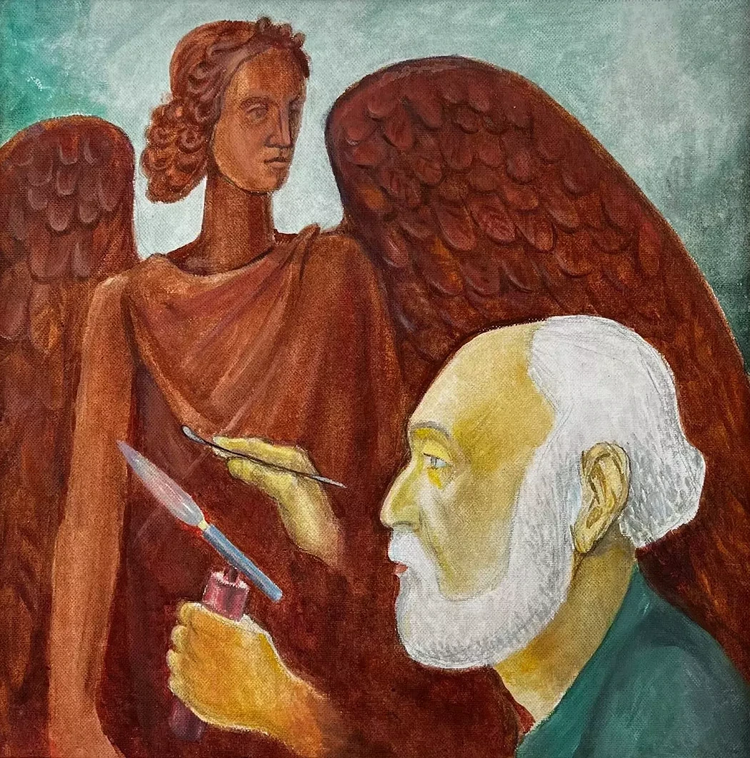 «Автопортрет», Никифоров Владимир Евгеньевич, художник, живопись, графика, выставка, галерея ОПХ, выставка «Автопортреты» – XXVIII Международного фестиваля искусств «Сергей Осколков и его друзья»