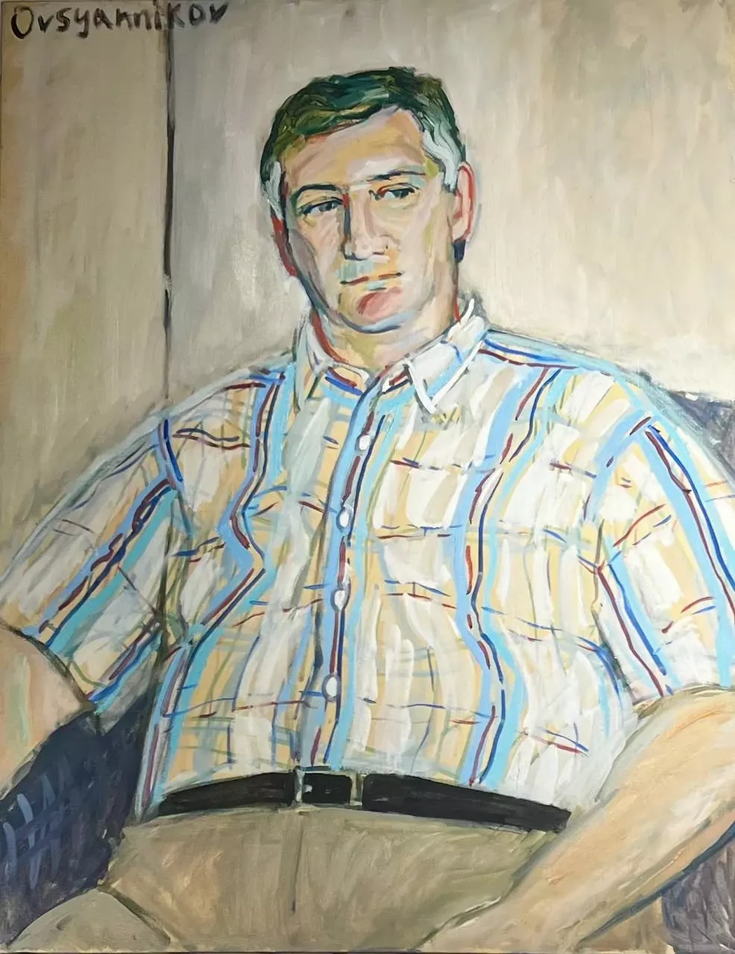 «Алексей Григорьевич Бойко у меня в гостях», Овсянников Илья Игоревич, художник, купить картину