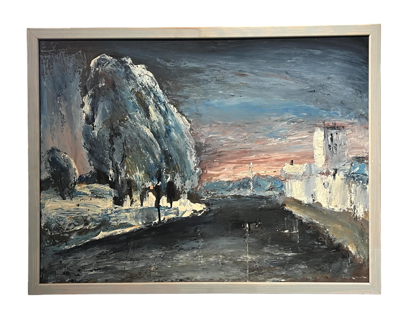 «Река Карповка (Первый снег)»