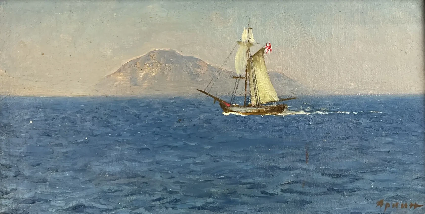 «Эгейское море», Яркин Владимир Петрович, художник, купить картину, купить, работы, живопись, выставка «Полюса живописи», галерея ОПХ