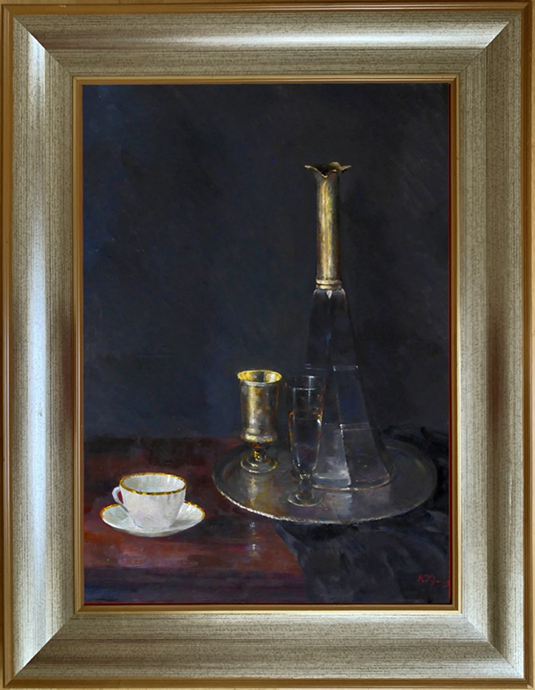 «Натюрморт с белой чашкой», 1991, Румянцева К. А.