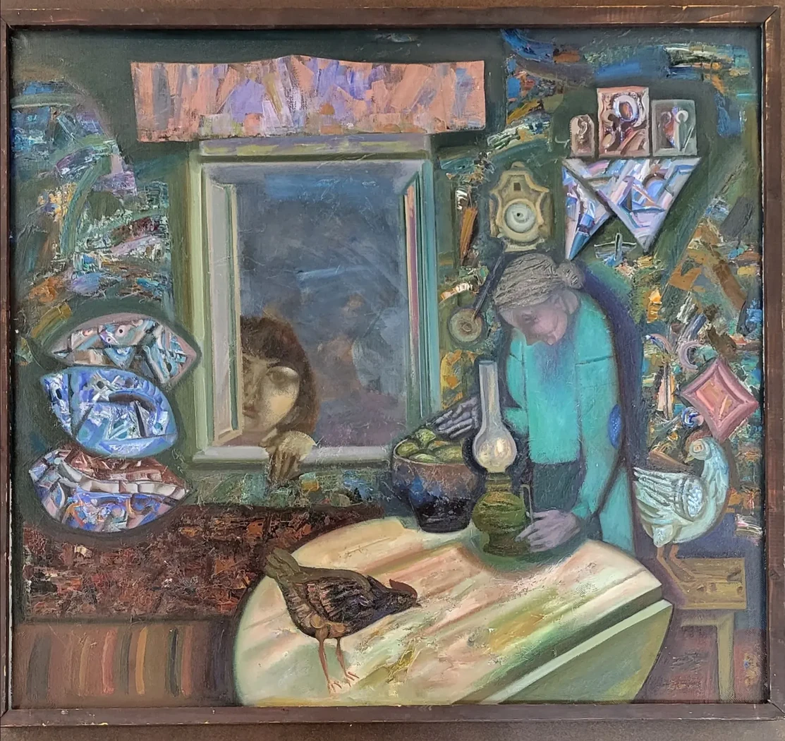 «Возвращение домой», Казанцев Анатолий Алексеевич, художник, купить картину, купить, работы, аукцион, живопись, галерея ОПХ, Bidspirit, бидспирит, магазин, выставка