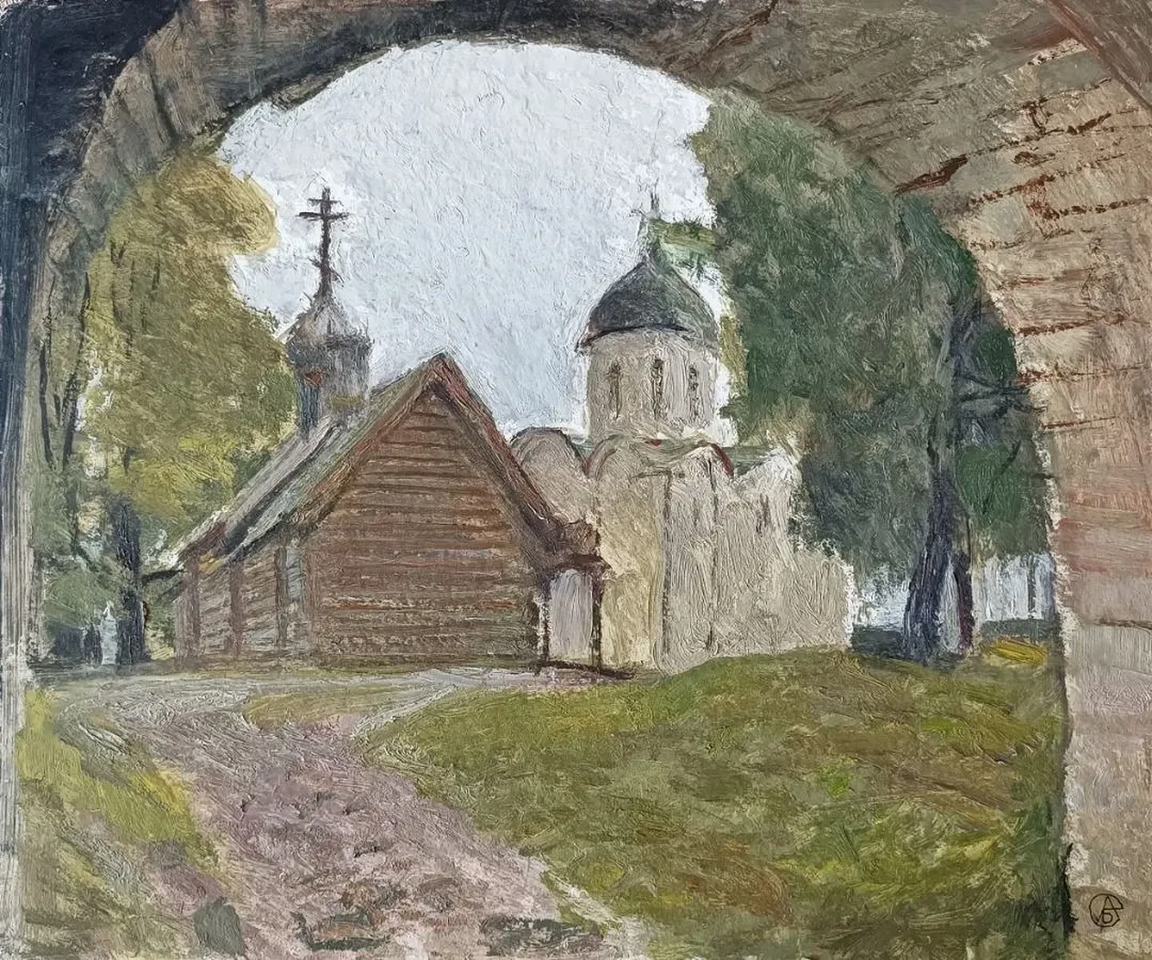 «Старая Ладога. Собор Св. Георгия» Семёнов Б.А.
