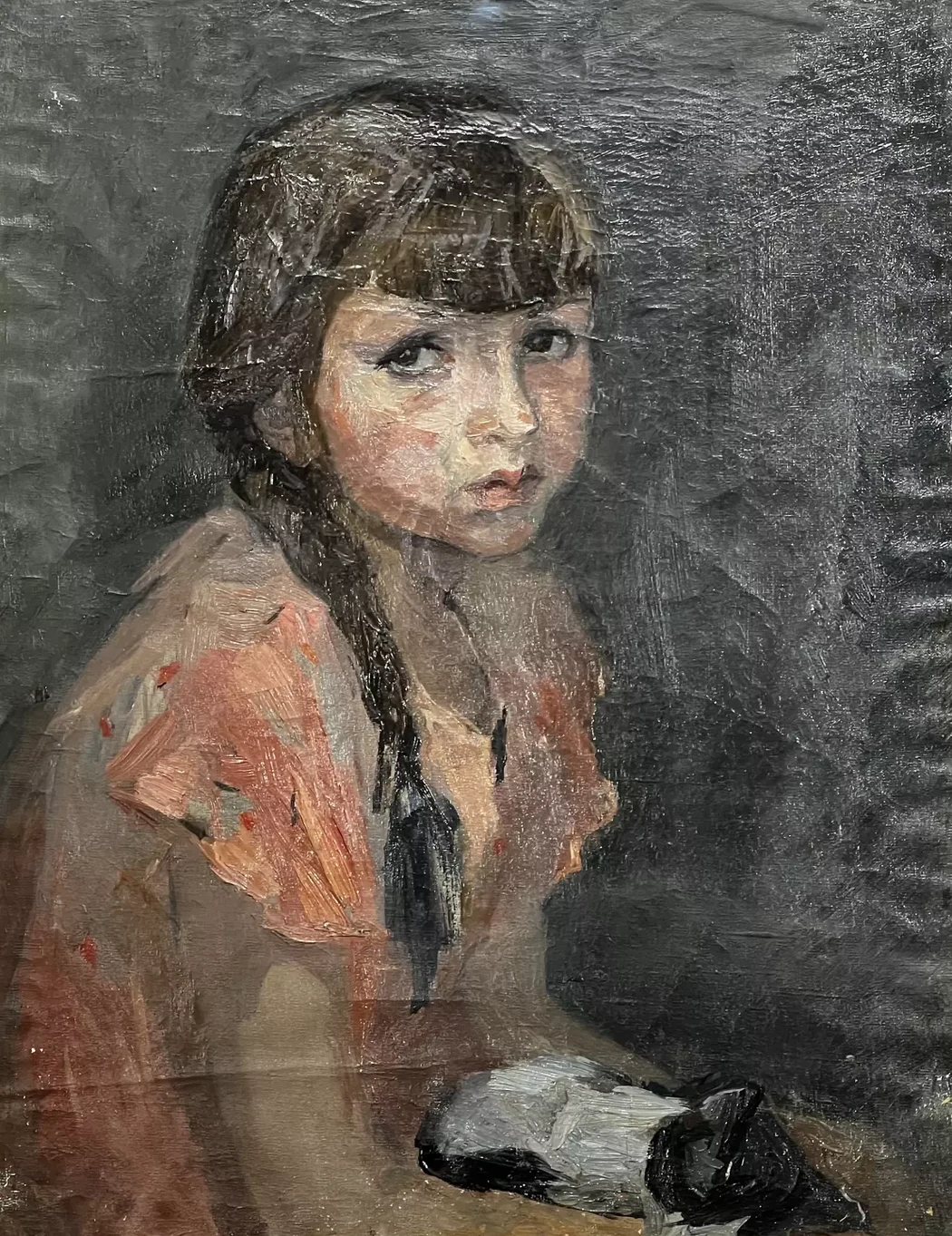 «Девочка с котенком», Бекарян (Губанова) Дия Андреевна, художник, купить картину