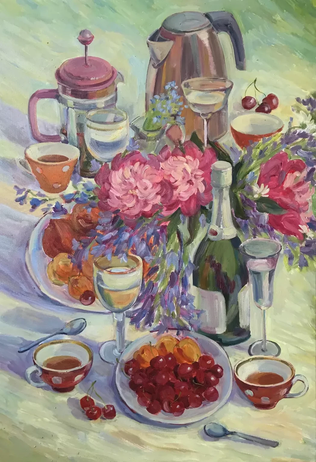 «Дачный полдник», Егошина Вера Алексеевна, художник, купить картину