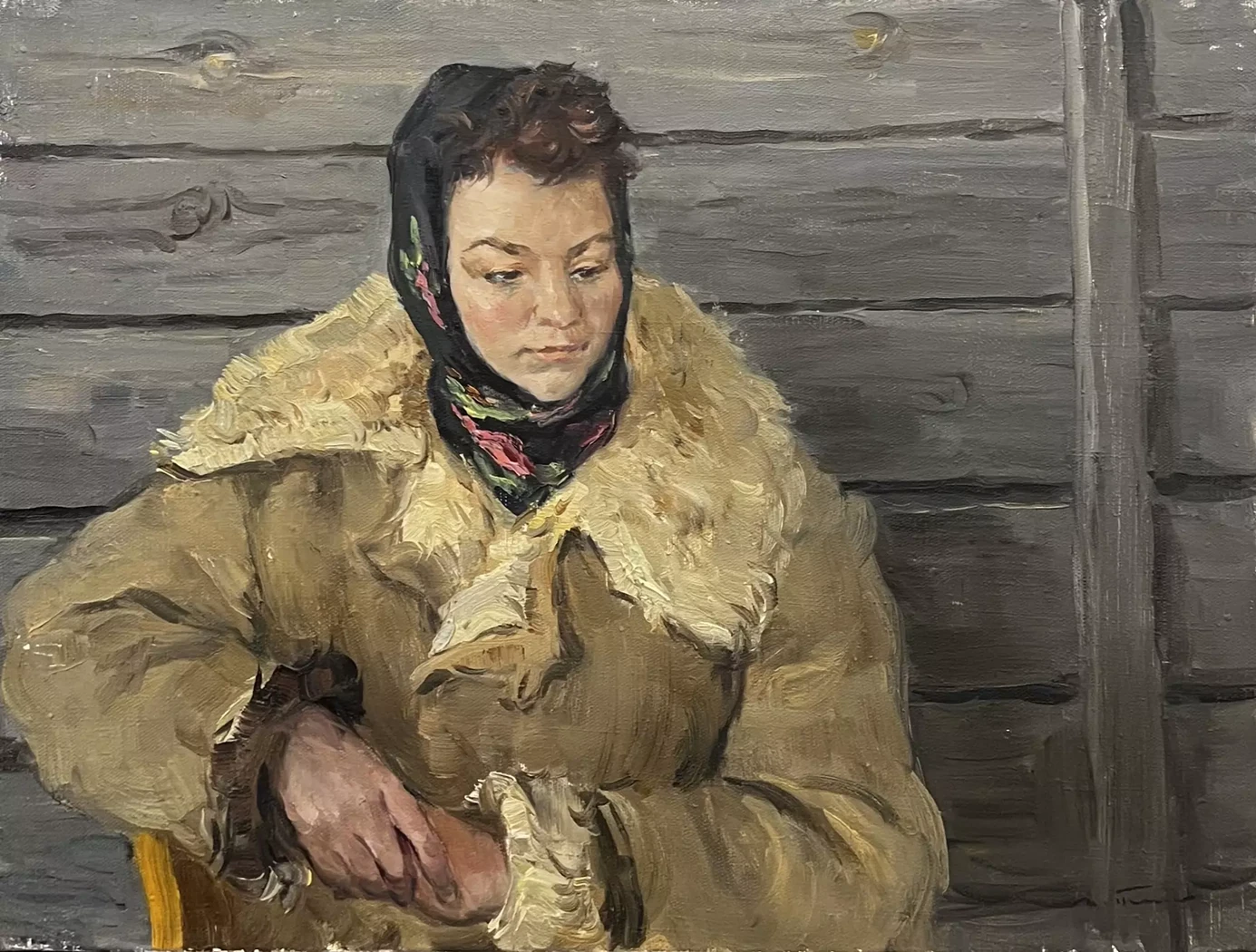 «Портрет девушки», Пентешин Иван Мильевич, художник, купить картину.