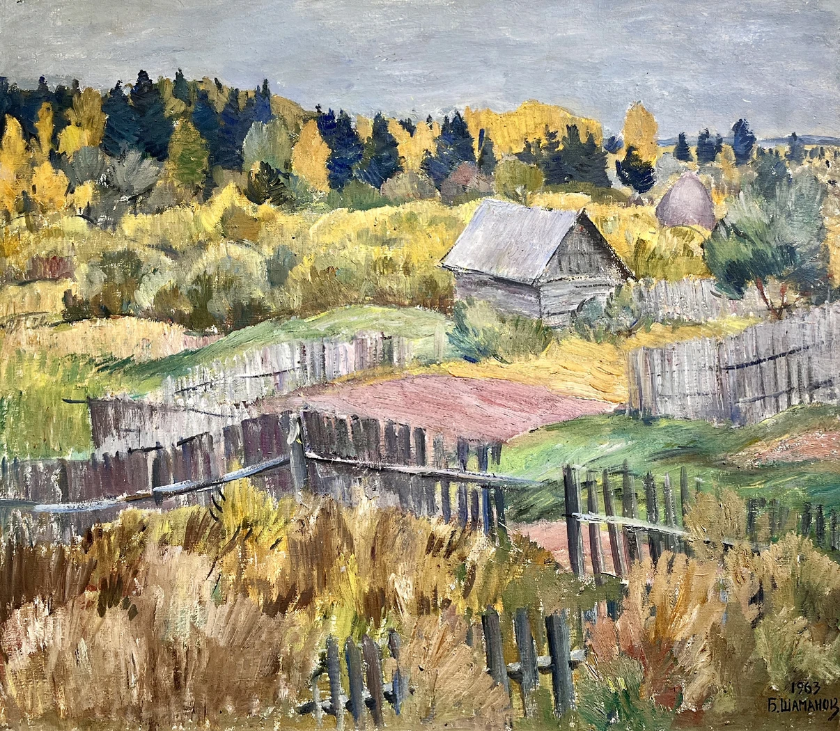 «Октябрь», Шаманов Борис Иванович, художник, купить картину