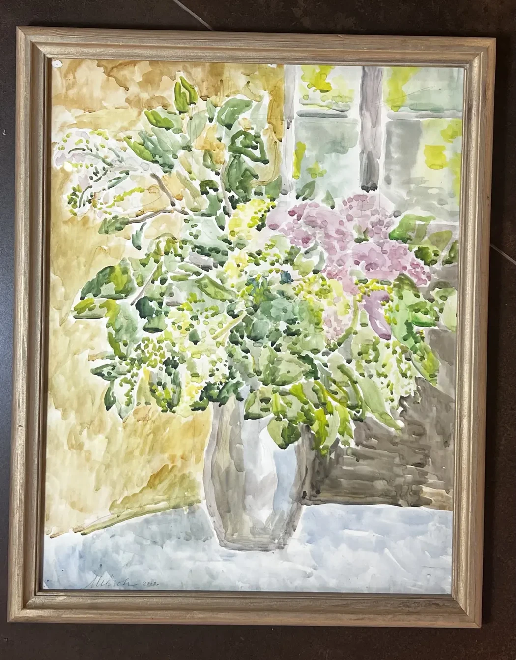 «Сирень», Милова Лидия Александровна, художник, купить картину, купить, работы, аукцион, живопись, галерея ОПХ, Bidspirit, бидспирит, магазин, выставка