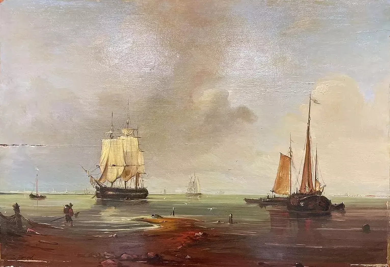 «Морской пейзаж», конец 19 века