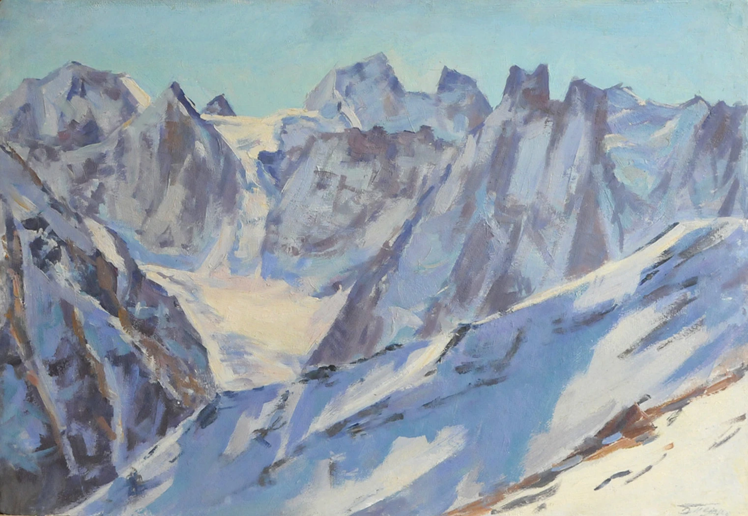 «Горный этюд», 1961, Петров Б.С.