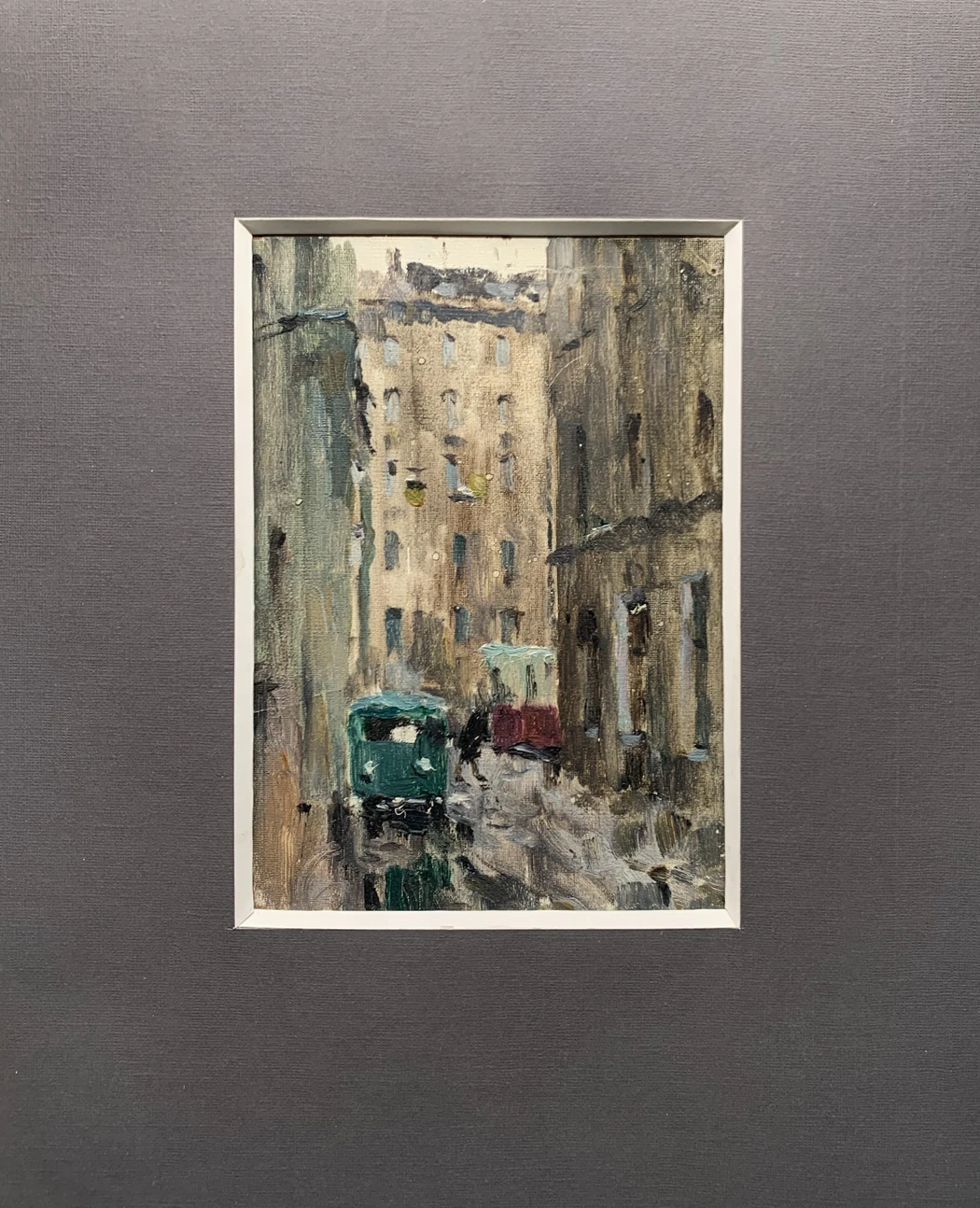 «Переулок Репина. Дождливый день.», 1965