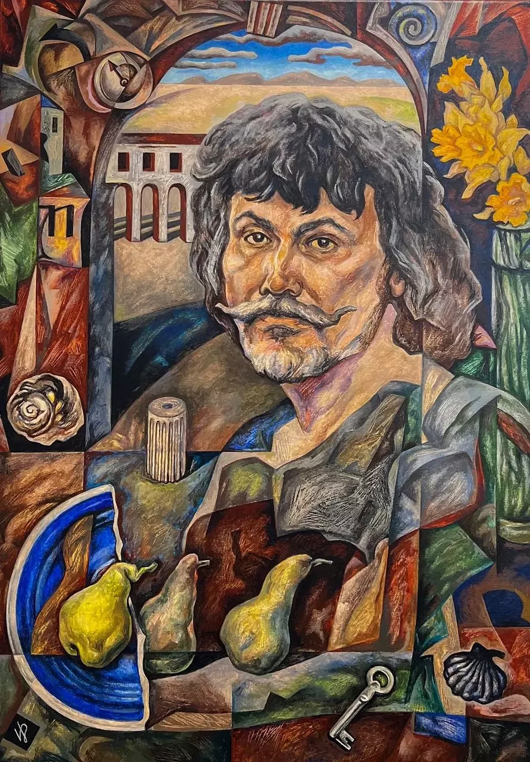 «Автопортрет», Ивашинцов Дмитрий Дмитриевич, художник, живопись, графика, выставка, галерея ОПХ, выставка «Автопортреты» – XXVIII Международного фестиваля искусств «Сергей Осколков и его друзья»