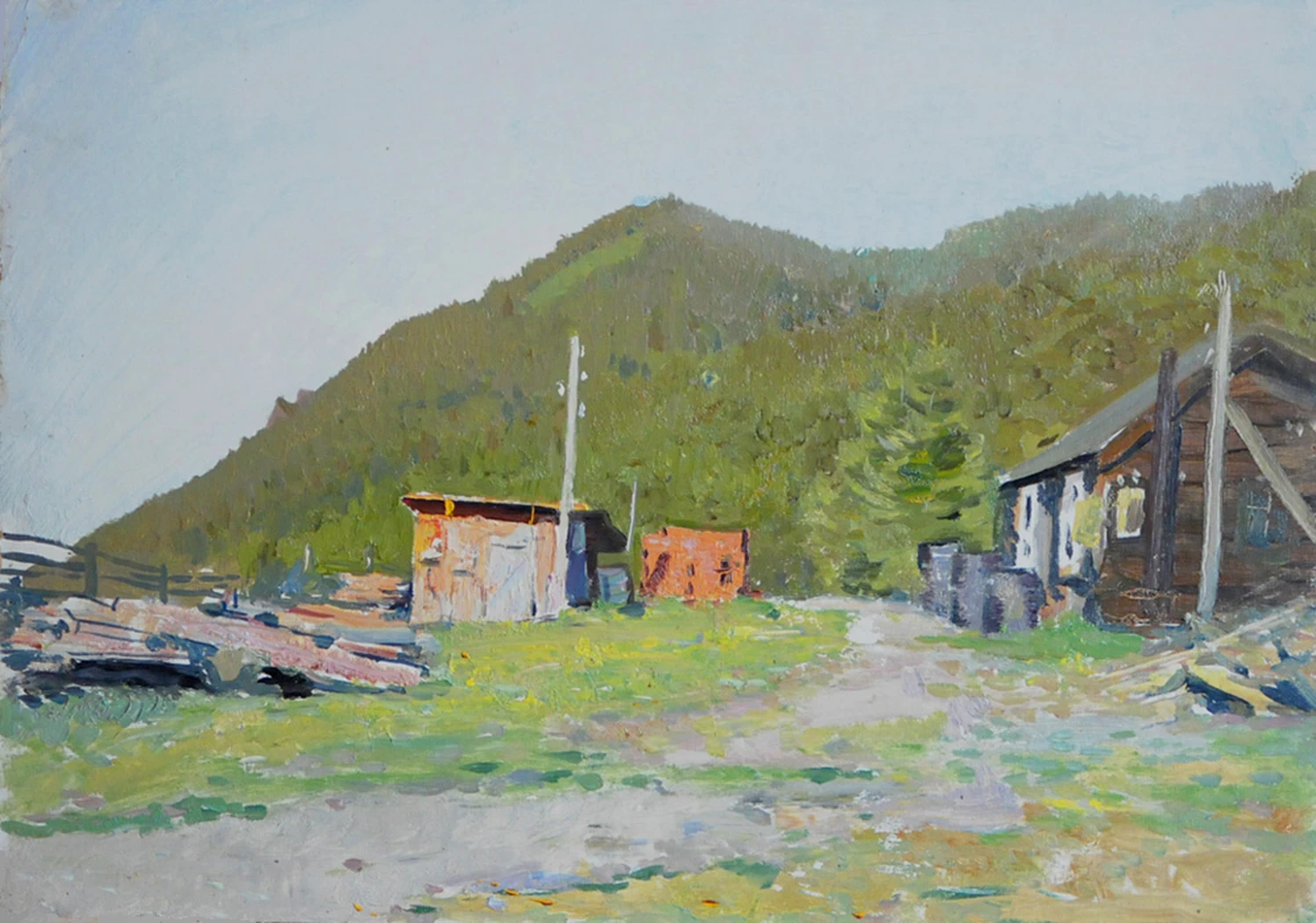 «Байкал. Большие коты.», 1958, Саксон В.С.
