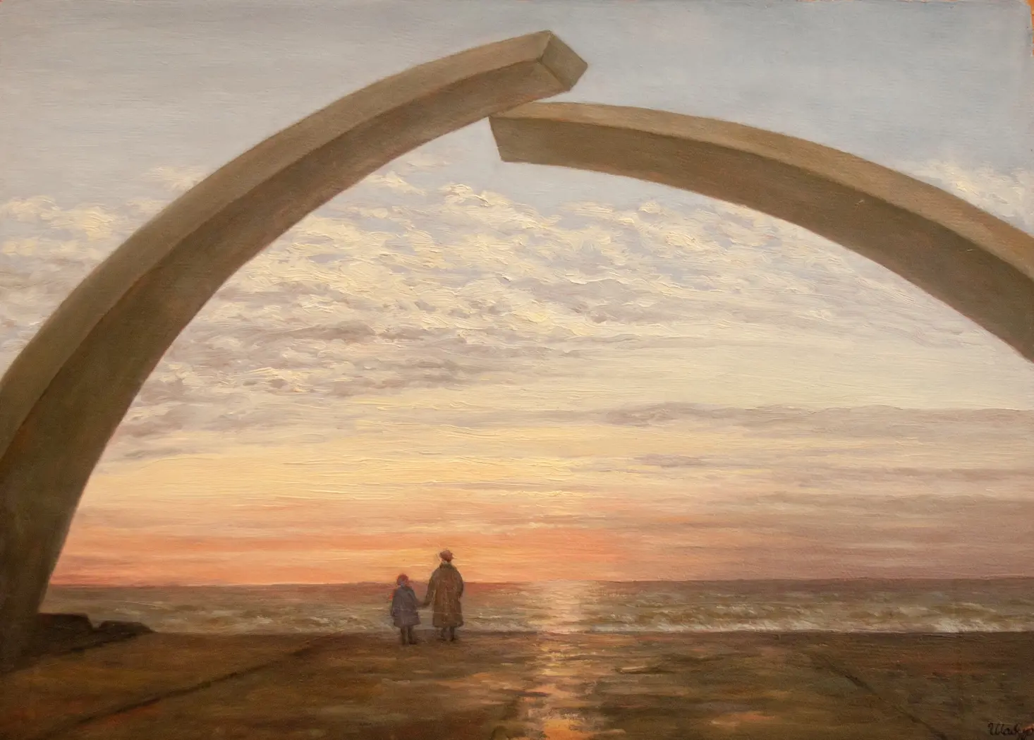 «Дорога жизни», Шабур В.А., 49х68 см. 