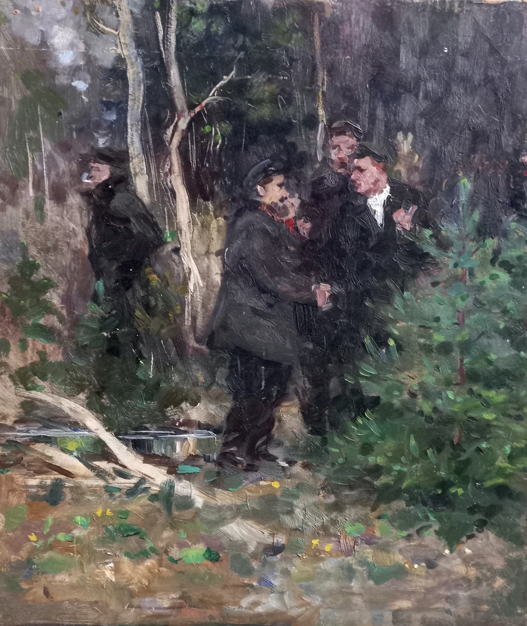 «В лесу», Прошкин В.В., художник, картина, живопись, купить картину