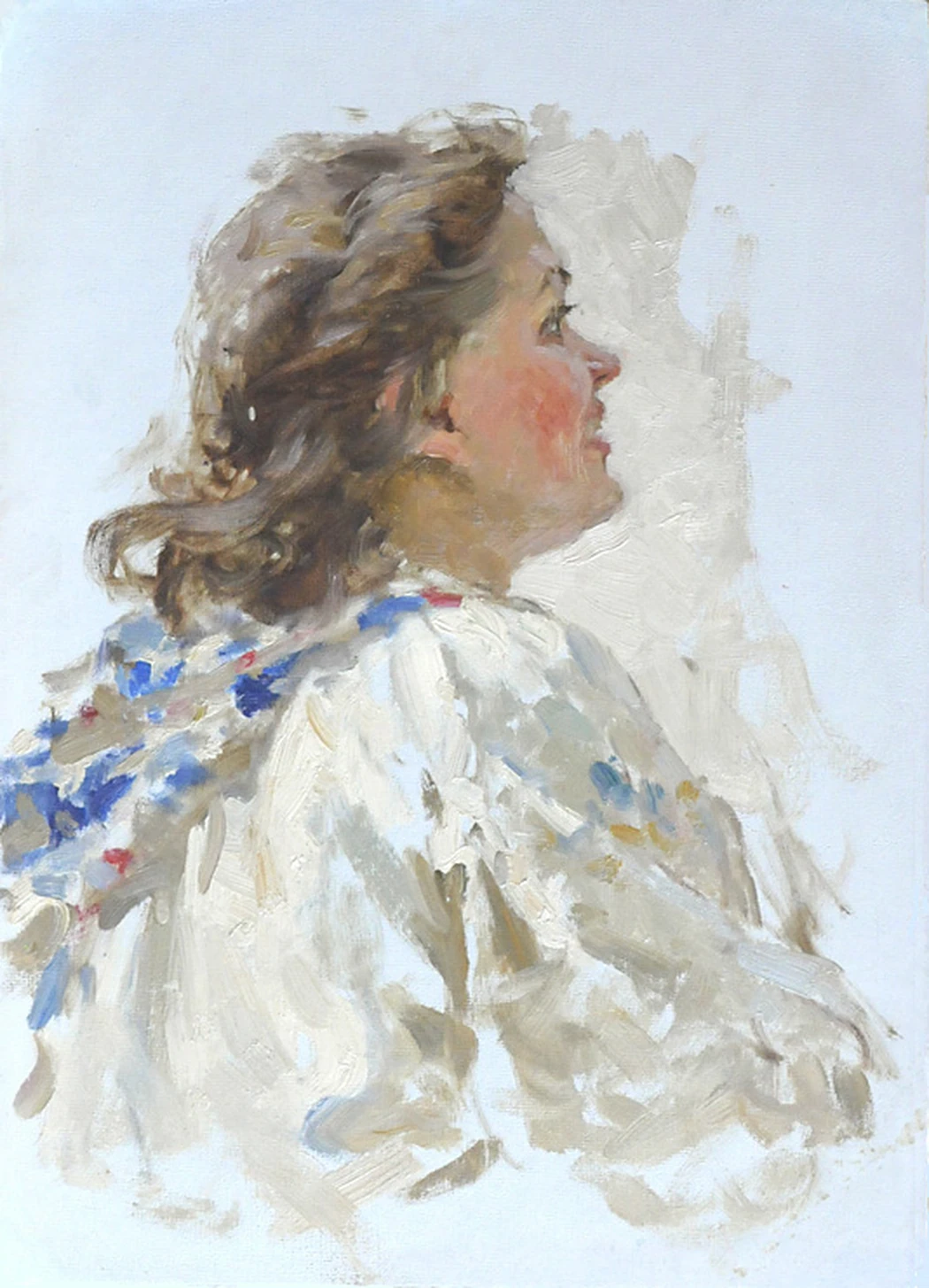 «Девушка», этюд к картине «Хлеб пошёл!», 1952
