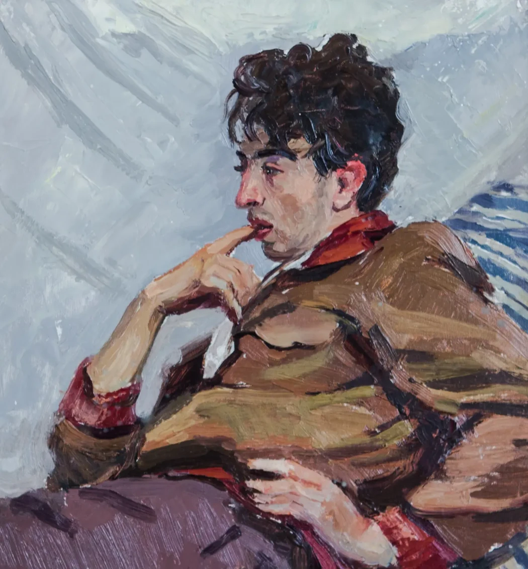 «Портрет А.А. Забежинского», Кузов Лев Иванович, художник, купить картину, купить, работу, живопись, аукцион, галерея ОПХ, портрет, соцреализм, бидспирит, Bidspirit