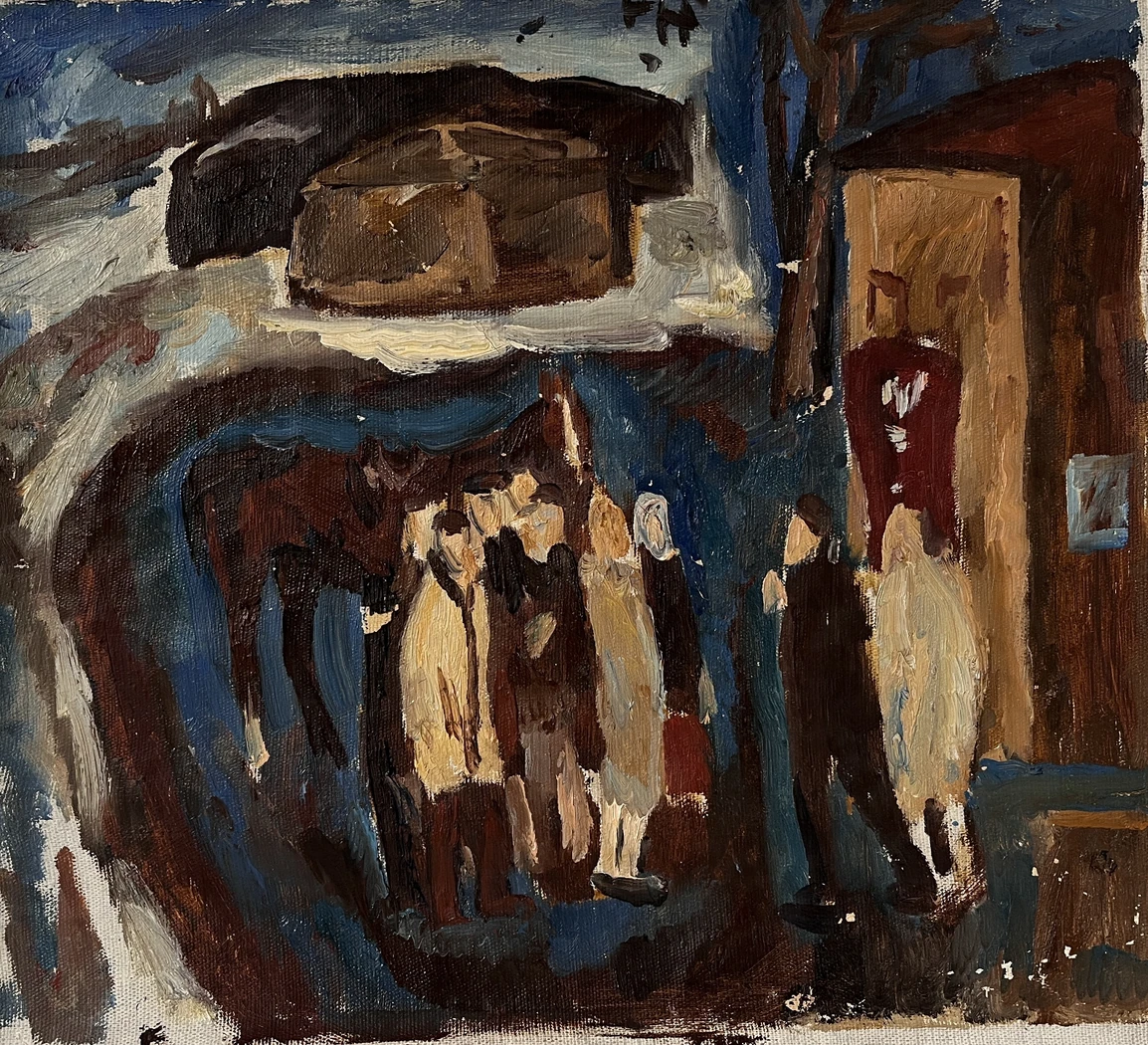 «Собрание. Вечером», Тюленев В.И., художник, купить картину