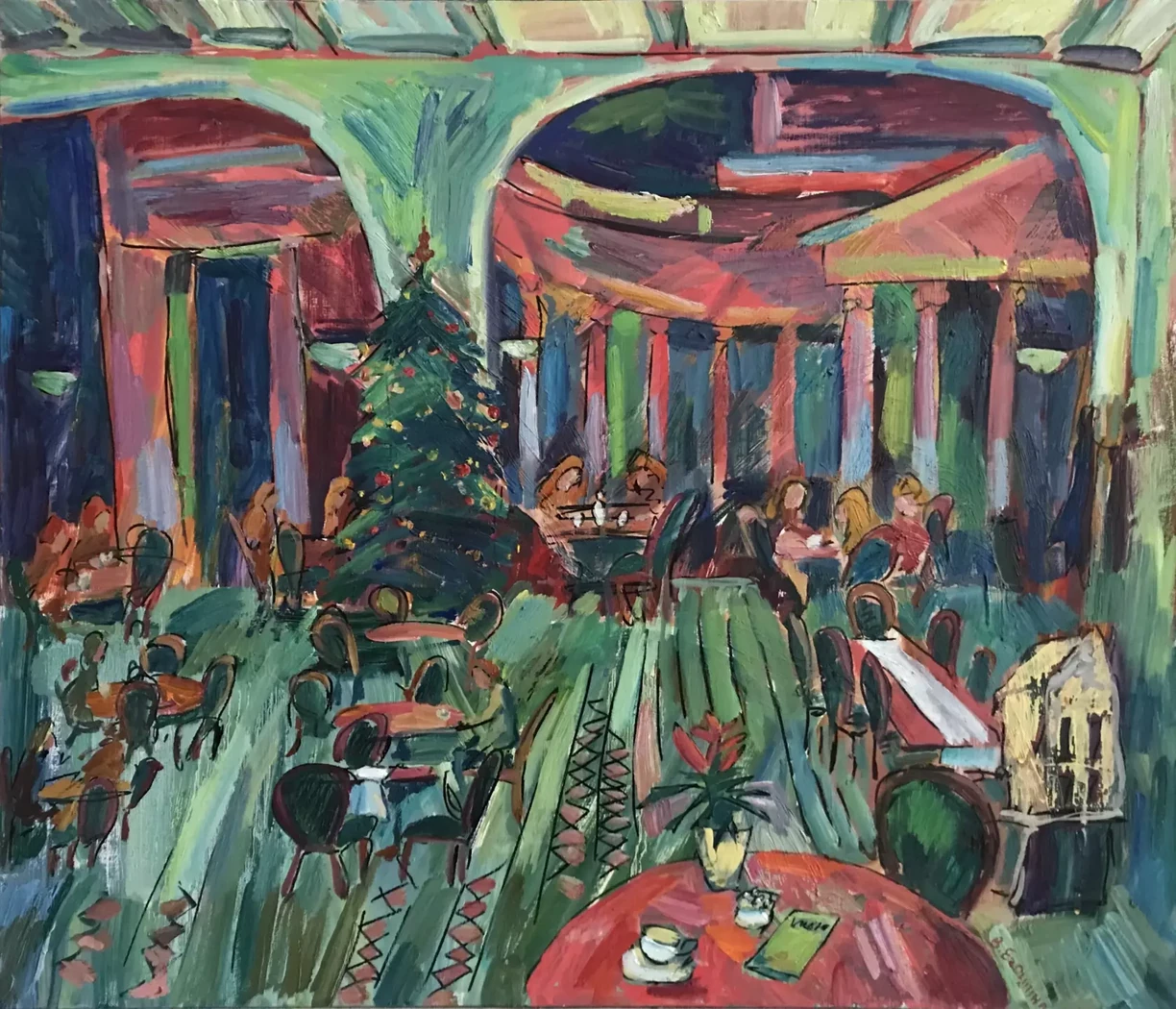 «Кафе Зингер», Егошина Вера Алексеевна, художник, купить картину
