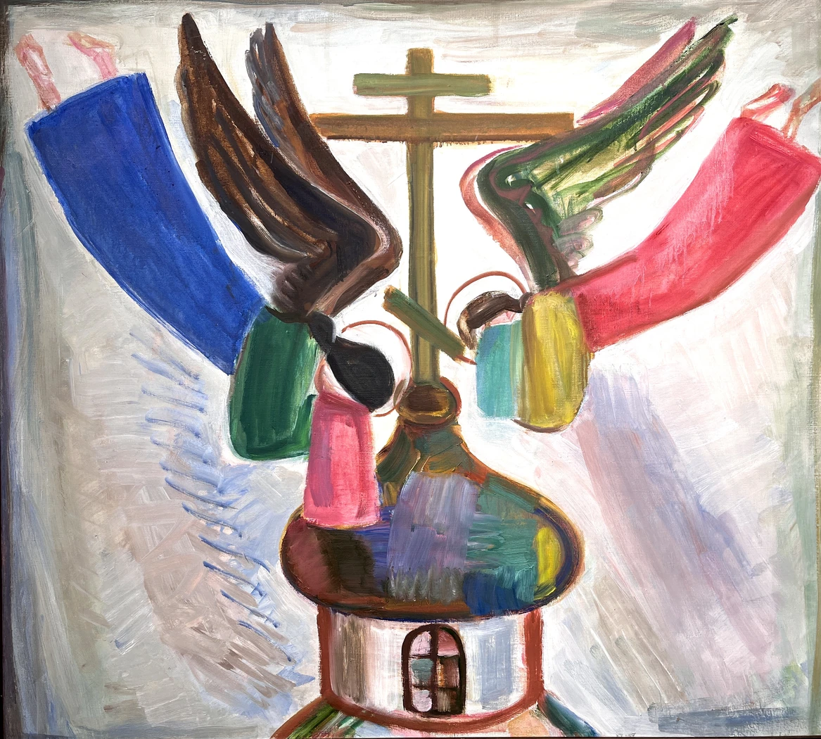 «Плач по убиенным», Аршакуни З.П., картина, живопись