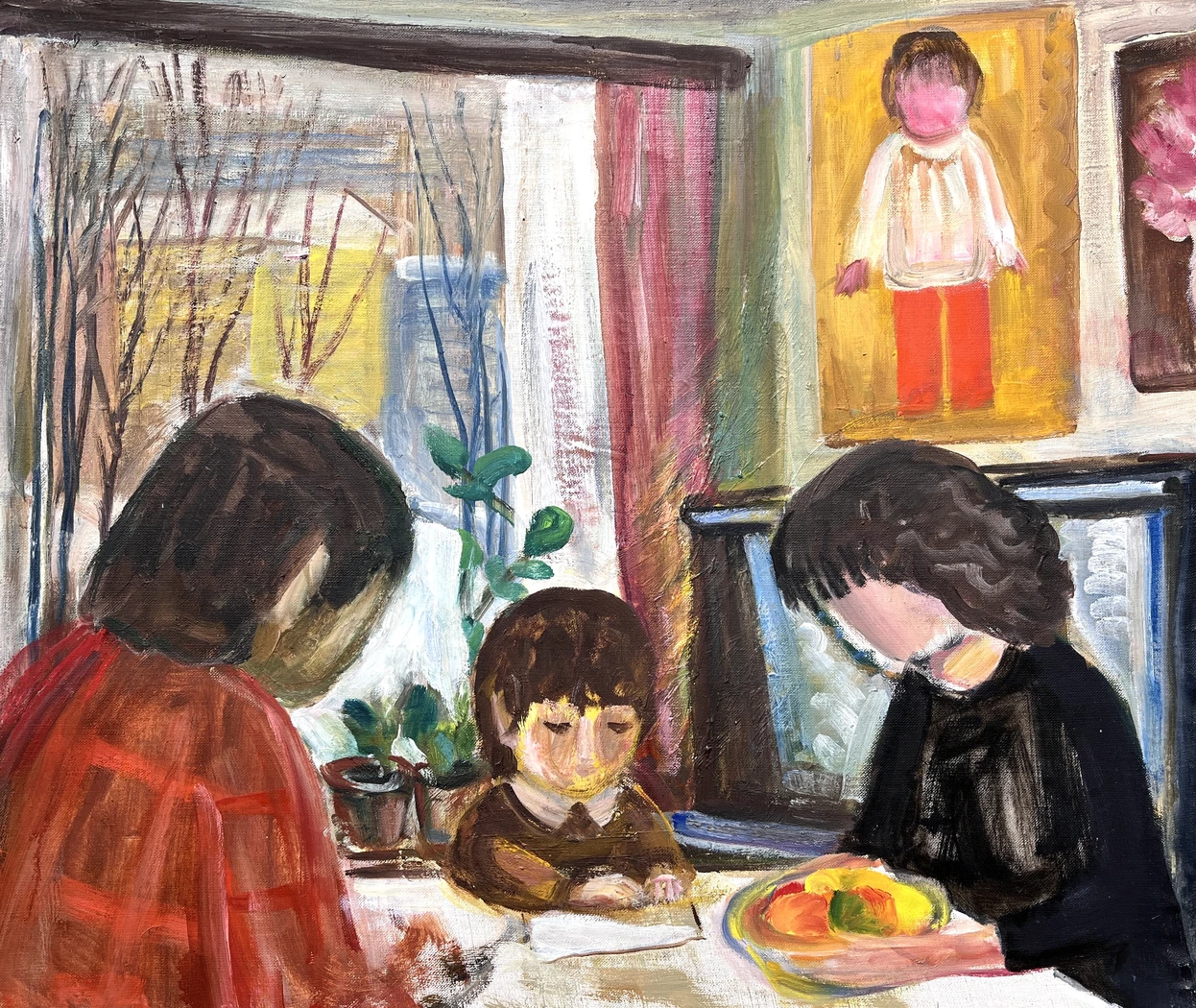 «Моя семья», Аршакуни З.П., картина, живопись