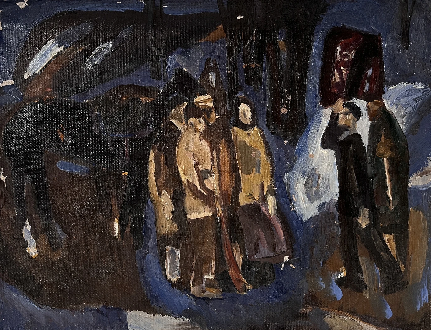 «Собрание. Вечером», Тюленев В.И., художник, купить картину