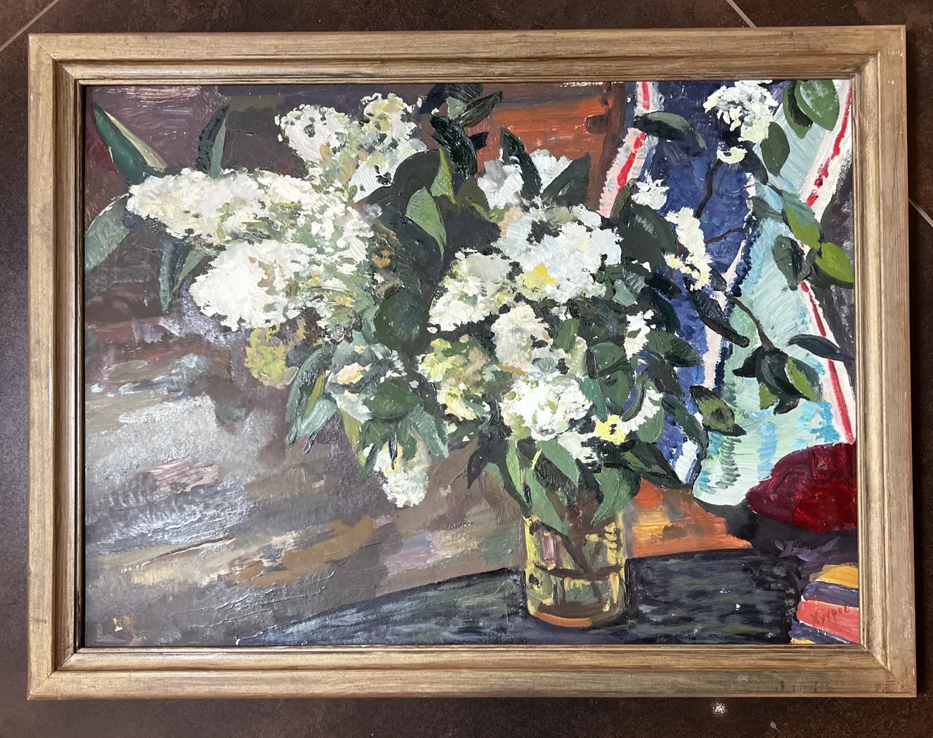 «Сирень», Хухров Ю.Д., художник, купить картину, купить, работы, аукцион, живопись, галерея ОПХ, Bidspirit, бидспирит, магазин