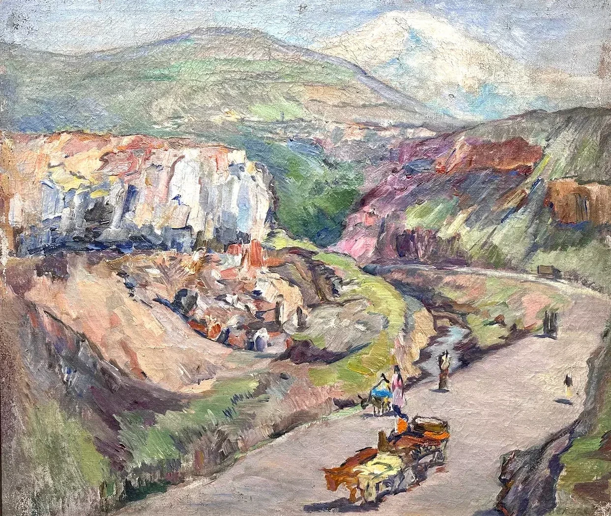 «Армения. Дорога на Севан», Бекарян (Губанова) Дия Андреевна, художник, купить картину