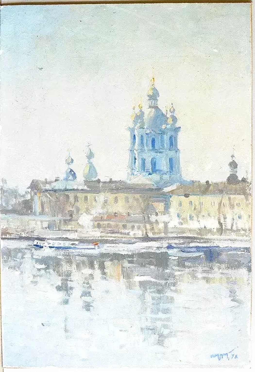 На Неве. Смольный собор