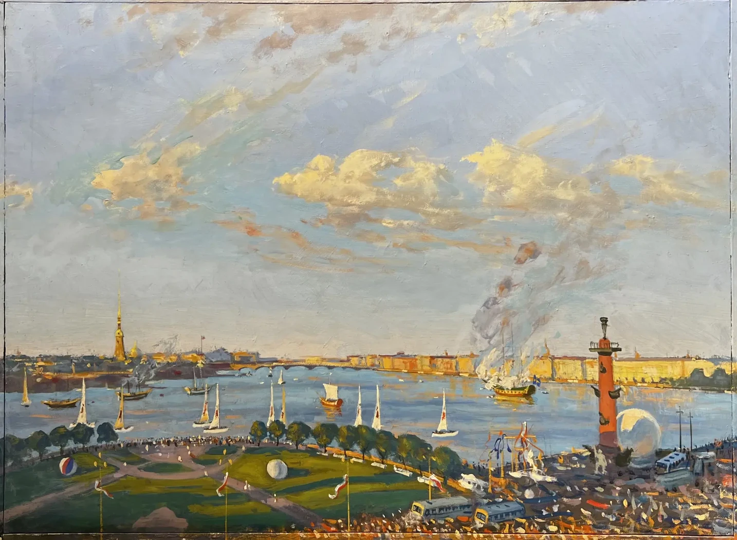 «300 лет Петербургу», Яркин Владимир Петрович, художник, купить картину, купить, работы, живопись, выставка «Полюса живописи», галерея ОПХ