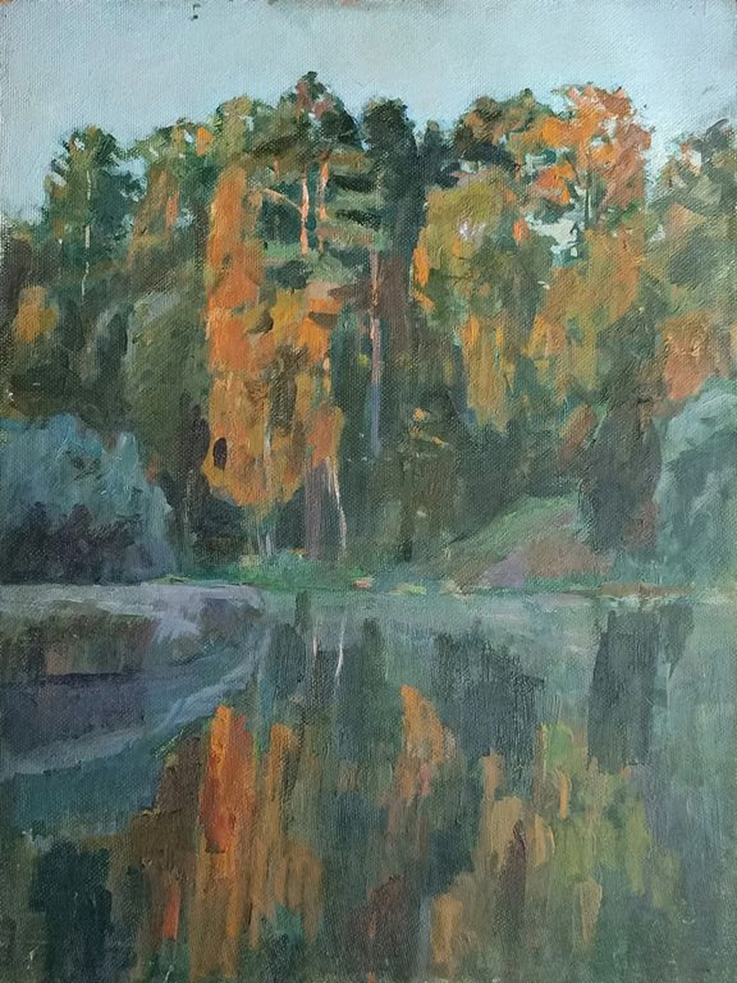 «Осенний пейзаж» Петров Б.С.