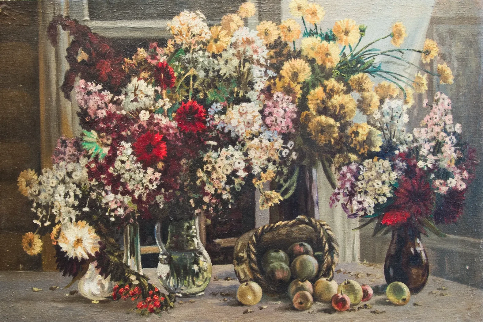 «Натюрморт», Иванова-Эберлинг Елена Александровна, художник, купить картину, купить, работы, аукцион, живопись, галерея ОПХ, Bidspirit, бидспирит, магазин, выставка