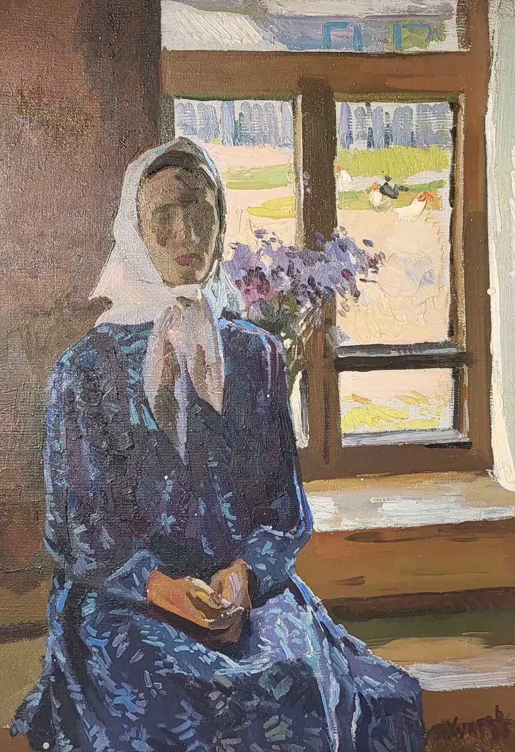 «Невеста», Хухров Юрий Дмитриевич, художник, купить картину, купить, работы, аукцион, живопись, галерея ОПХ, Bidspirit, бидспирит, магазин