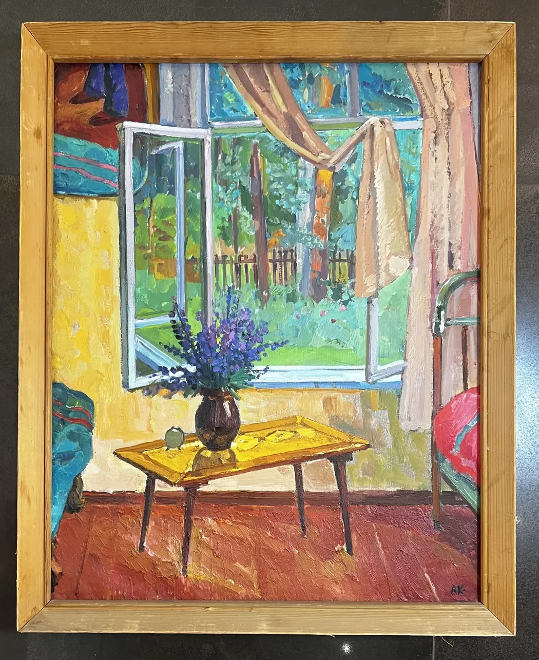 «Интерьер. Лето», Кочетков Андрей Дмитриевич, художник, купить картину, купить, работы, аукцион, живопись, галерея ОПХ, Bidspirit, бидспирит, магазин, выставка