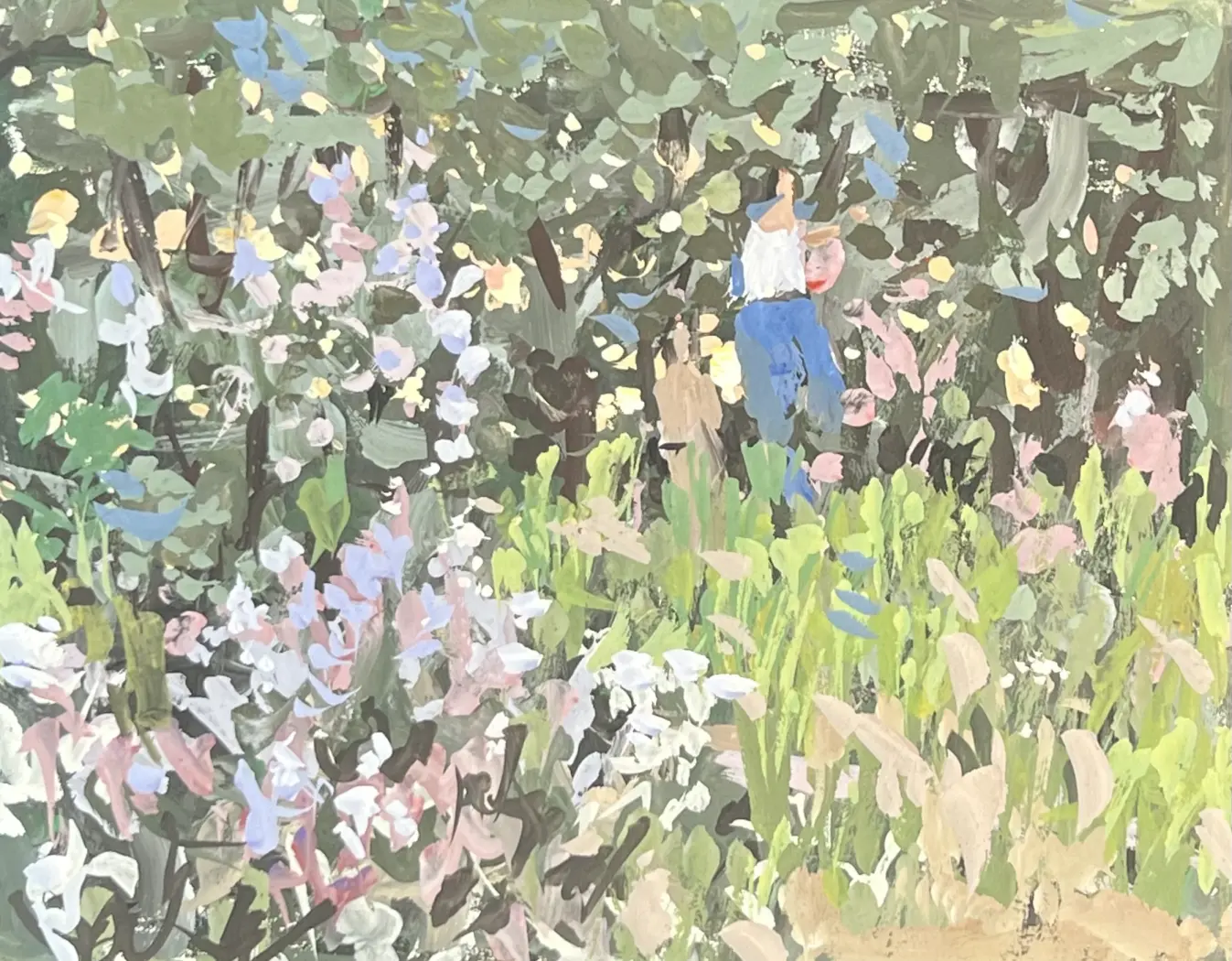 «Пейзаж», художник, купить картину, купить, работы, графика, гуашь, галерея ОПХ, аукцион, бидспирит, bidspirit