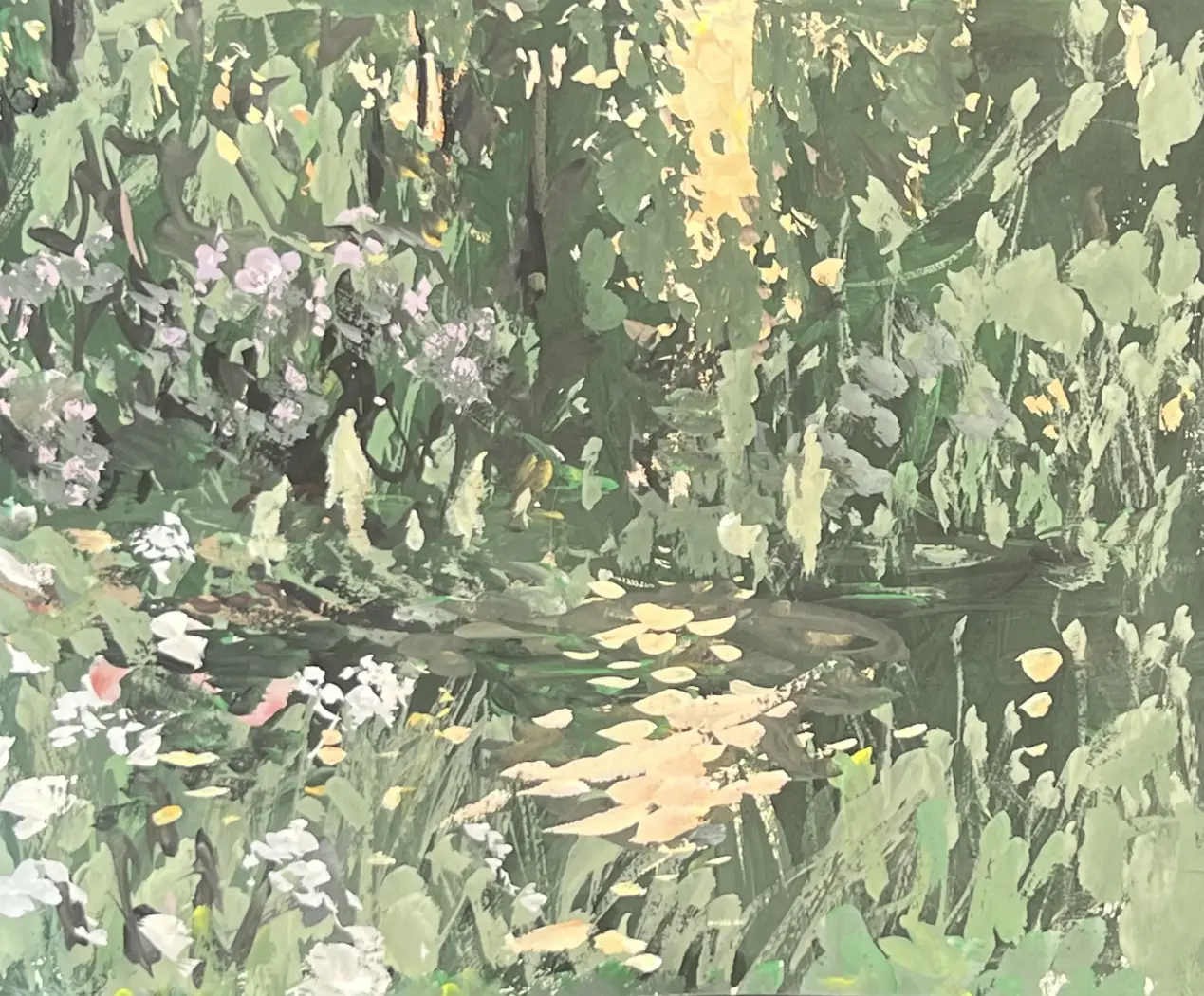 «Пейзаж», художник, купить картину, купить, работы, графика, гуашь, галерея ОПХ, аукцион, бидспирит, bidspirit