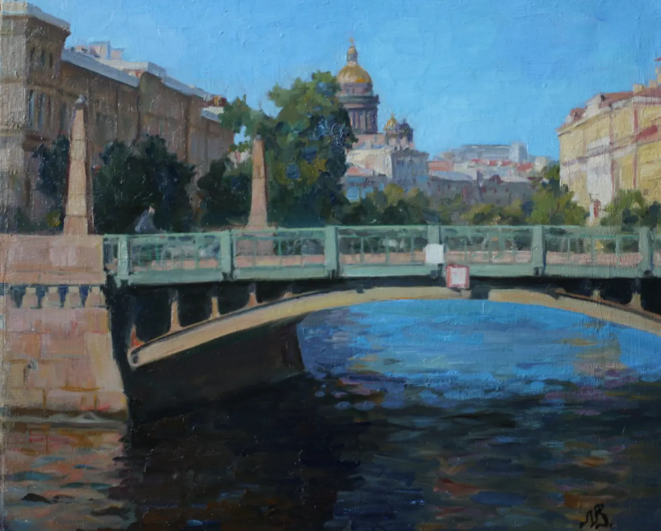 «Поцелуев мост», Новосадюк Святослав, купить картину, художник 